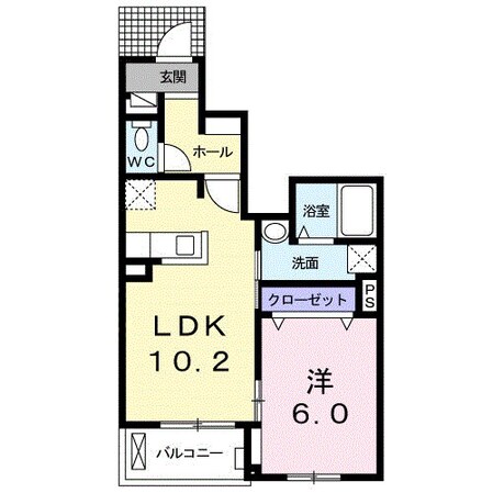 紀三井寺駅 徒歩14分 1階の物件間取画像